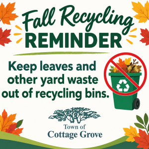 Fall Recycling Reminder